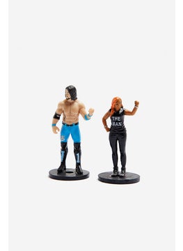 WWE AJ Style and Becky Lynch Topper, Black and Blue  - Image 3
