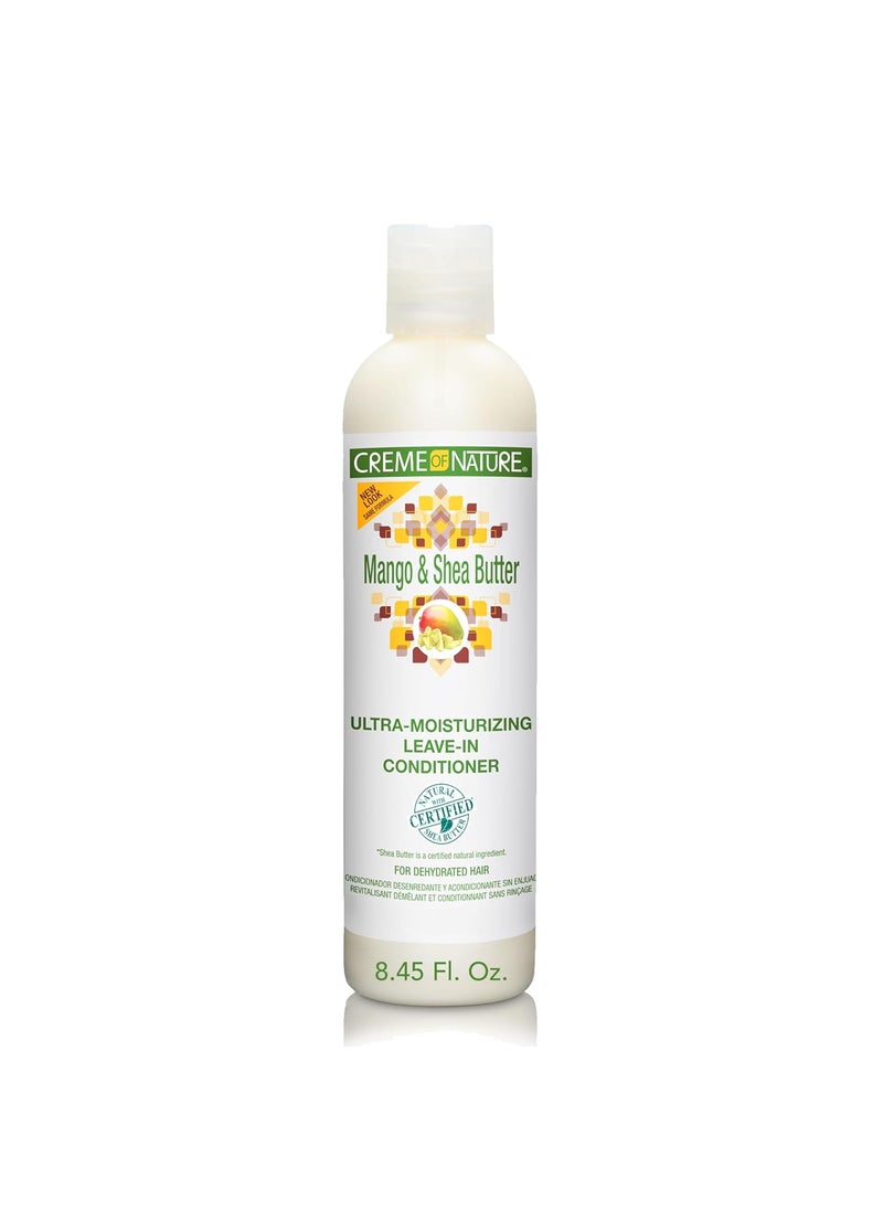 Creme of Nature Leave In Conditioner with Mango  Shea Butter by Creme of Nature Ultra Moisturizing for Dry Dehydrated Hair 12 Fl Oz 