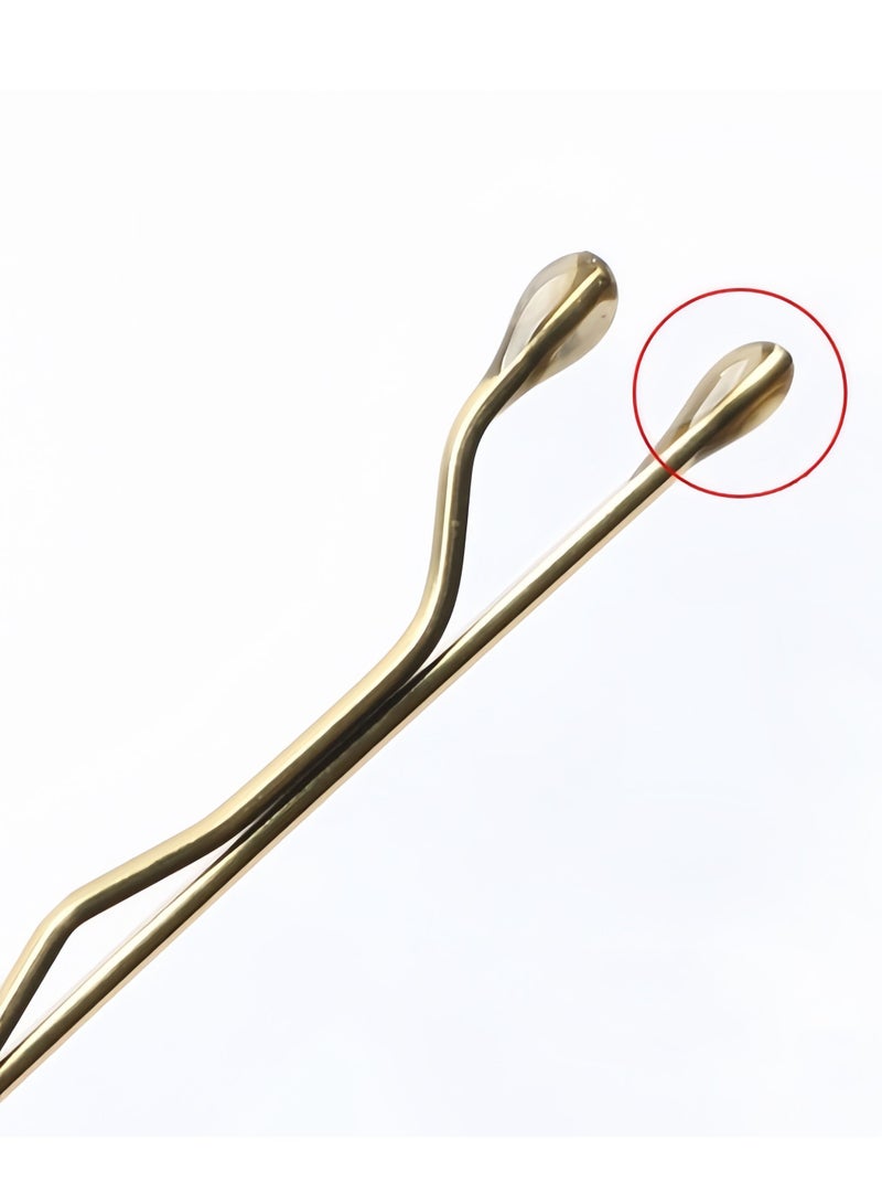 150 Pieces Bobby Pins, Hair Grips For Women Hair Styling Pins With Storage Box, metal hairpin(Black,Gold,Coffee) - Image 2