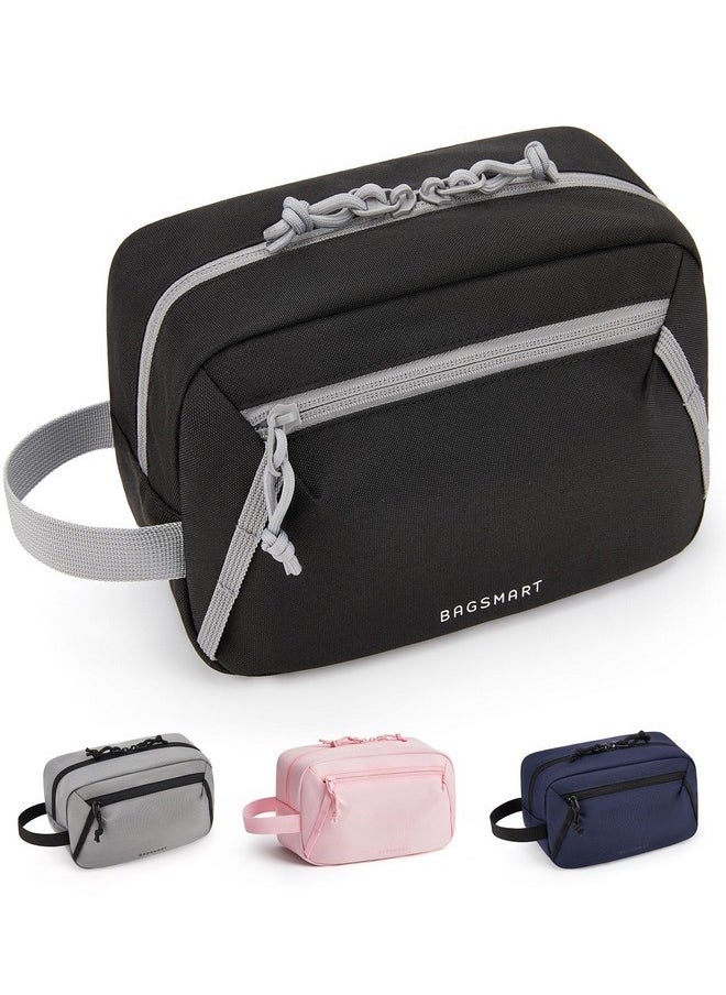 BAGSMART Travel Toiletry Bag For Men And Women, Water-Resistant Small Toiletry Bag Organizer For Traveling, Hygiene Bag For Bathroom Shower, Toiletries Accessories,Travel Essentials  - Image 1