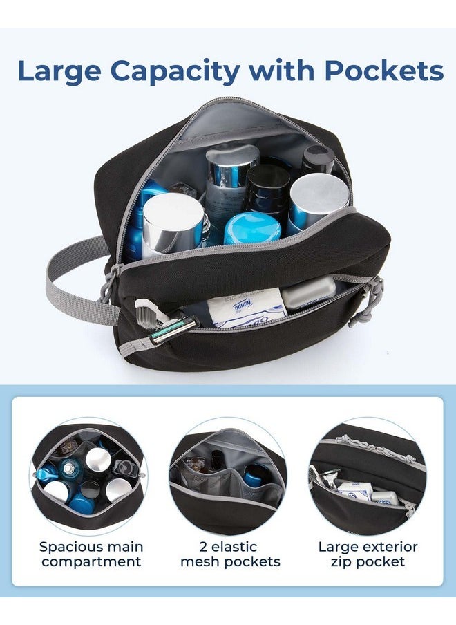 BAGSMART Travel Toiletry Bag For Men And Women, Water-Resistant Small Toiletry Bag Organizer For Traveling, Hygiene Bag For Bathroom Shower, Toiletries Accessories,Travel Essentials  - Image 2