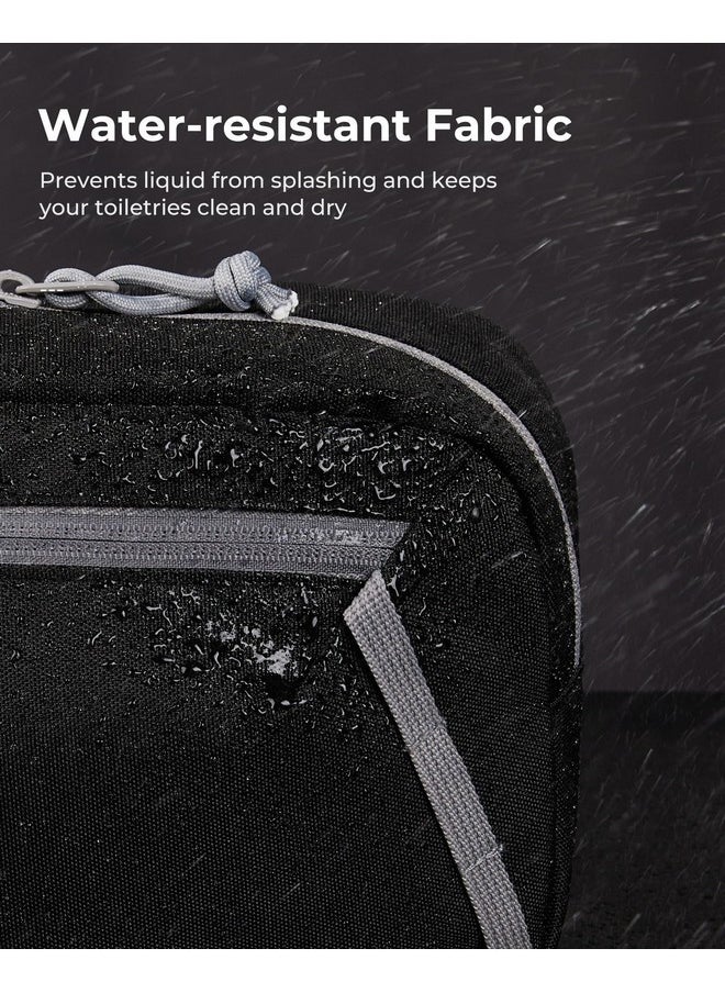 BAGSMART Travel Toiletry Bag For Men And Women, Water-Resistant Small Toiletry Bag Organizer For Traveling, Hygiene Bag For Bathroom Shower, Toiletries Accessories,Travel Essentials  - Image 3