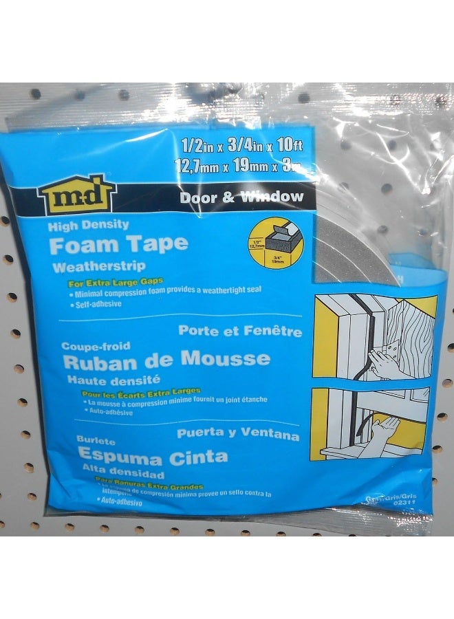 M-D Building Products شريط عزل م-D 02311 مغلق الخلايا، 3/4 بوصة عرض × 10 أقدام طول × 1/2 بوصة سمك، رمادي، قد يختلف التعبئة - Image 4
