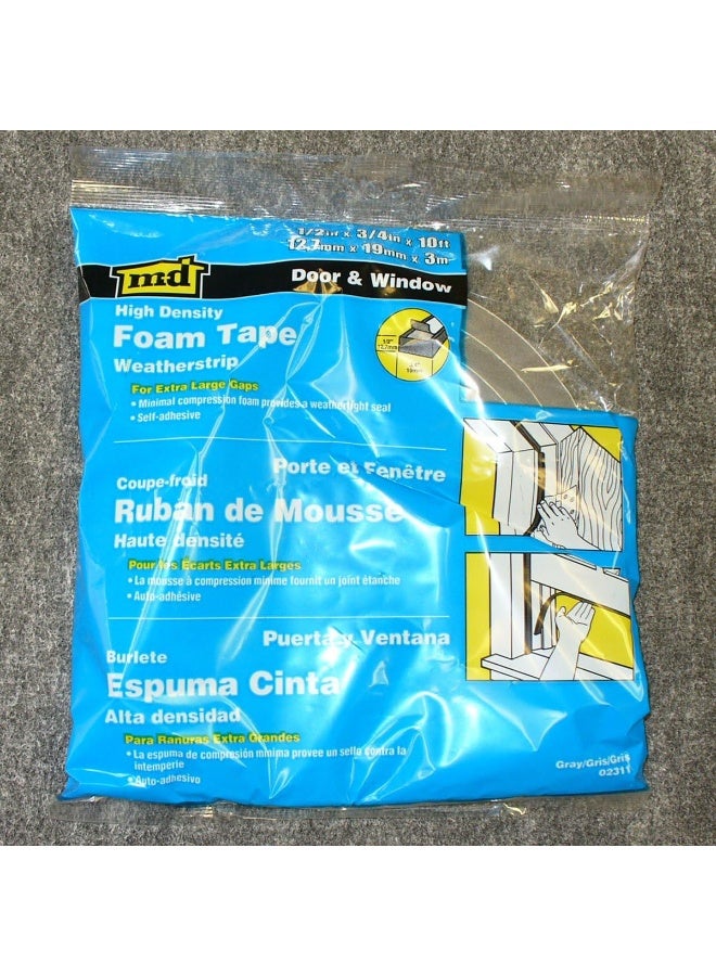 M-D Building Products شريط عزل م-D 02311 مغلق الخلايا، 3/4 بوصة عرض × 10 أقدام طول × 1/2 بوصة سمك، رمادي، قد يختلف التعبئة - Image 5