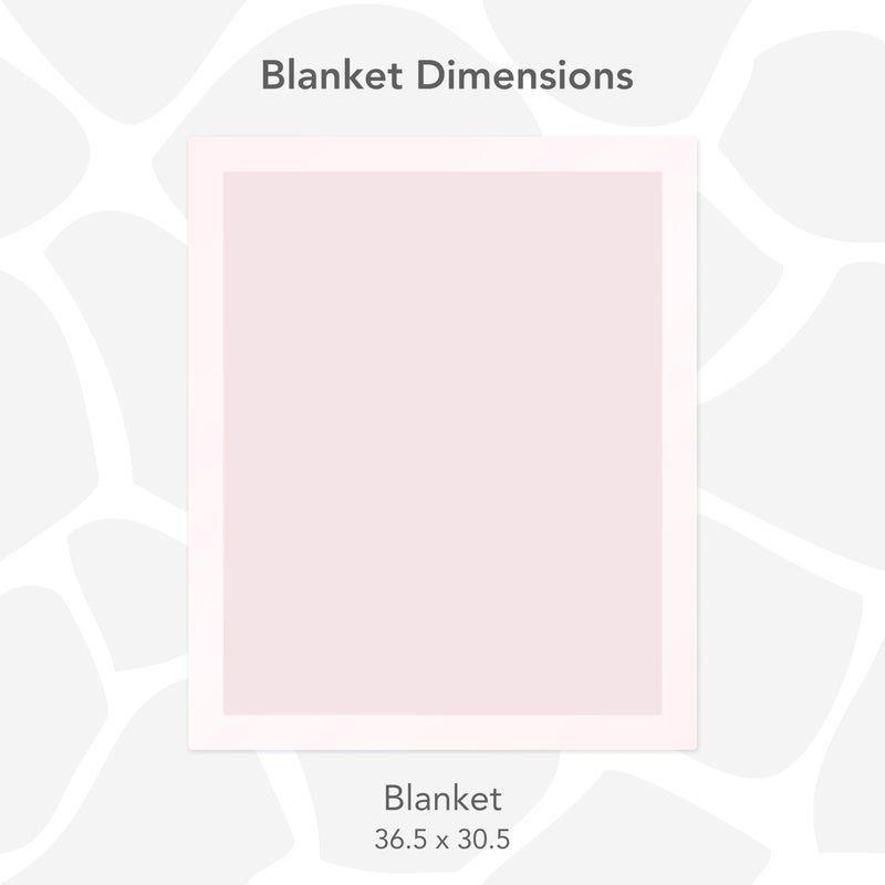 Little Giraffe Posh Mink Baby Blanket - Double-Sided Ultra Soft Plush Fabric, for New Moms, Newborn Must-Have for Girls, Cozy & Cuddly Comfort Blanket, 29" x 35", Pink - Image 2