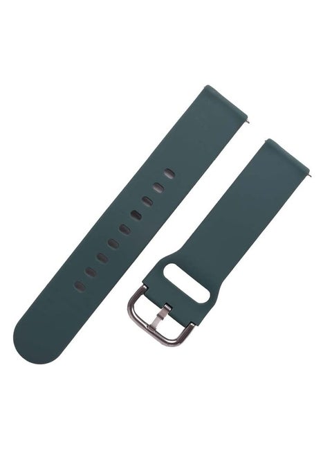 Sports Strap Silicone 22mm With A Quick Release Buckle22 mm Strap for CMF by Nothing Watch Pro 2 Smartwatch 1.32 inches, Soft Breathable Silicone- Green