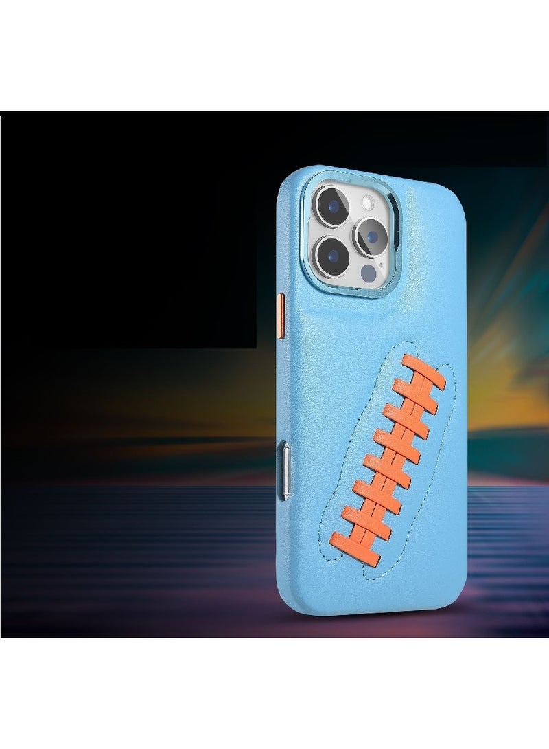 JSJM IP16 PRO MAX JSJM BACK CASE FOR APPLE IPHONE 16 PRO MAX ( Design 148 ) [ Blue Color ] - Image 1