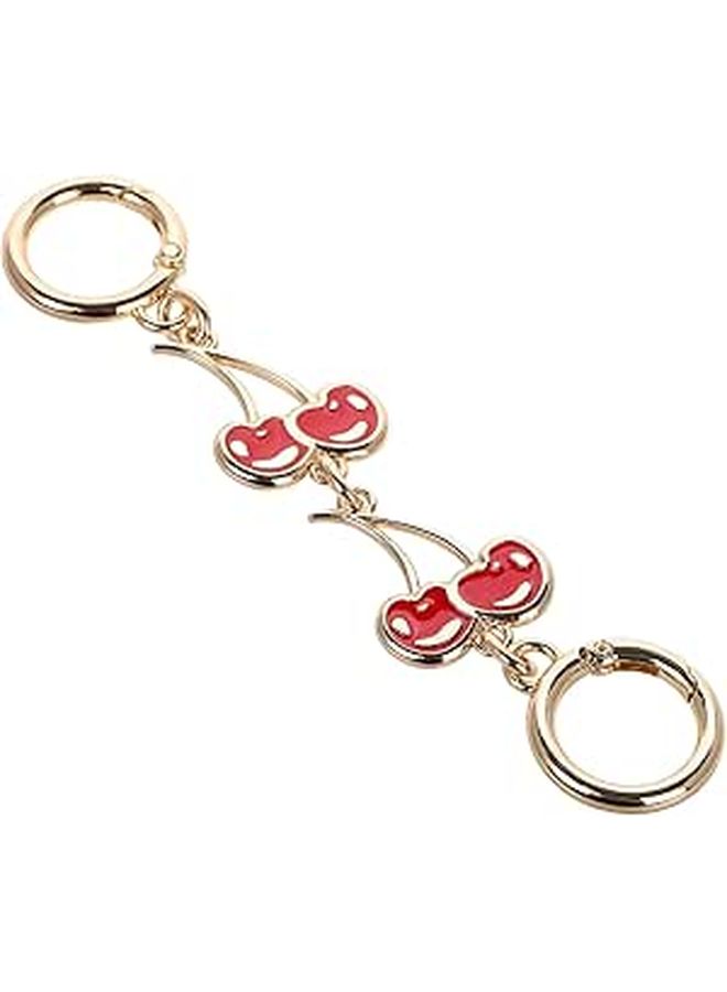 Cherry Purse Chain Strap Replacement for Crossbody Handbag Silver Hardware - Image 1