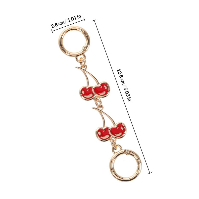 Cherry Purse Chain Strap Replacement for Crossbody Handbag Silver Hardware - Image 3