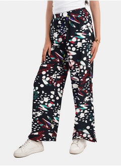 Clue Crepe Printed Pants  - Image 2