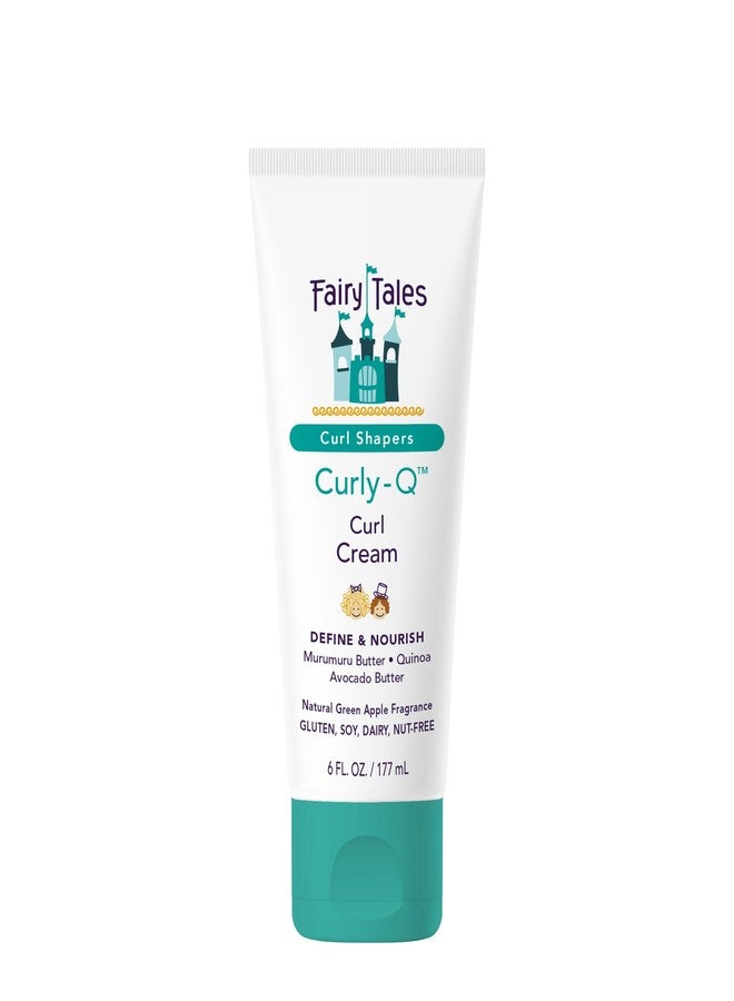 Fairy Tales Curly Q Kids Curl Cream - Lightweight Curl Crème for Curly and Wavy Hair Kids - Paraben, Sulfate, Gluten and Nut Free - 6 oz - Image 1