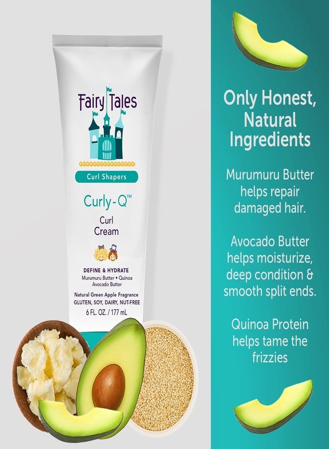 Fairy Tales Curly Q Kids Curl Cream - Lightweight Curl Crème for Curly and Wavy Hair Kids - Paraben, Sulfate, Gluten and Nut Free - 6 oz - Image 5