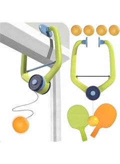 Generic Hanging Table Tennis Trainer Portable Set, Door Ping Pong Game Over The Door,Adjustable Doorway Game Pingpong Trainer Door Pingpong Starter Kit  - Image 1