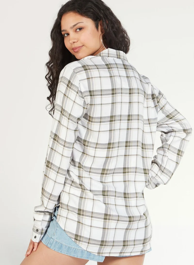 Lee Cooper Pocket Detail Checked Shirts