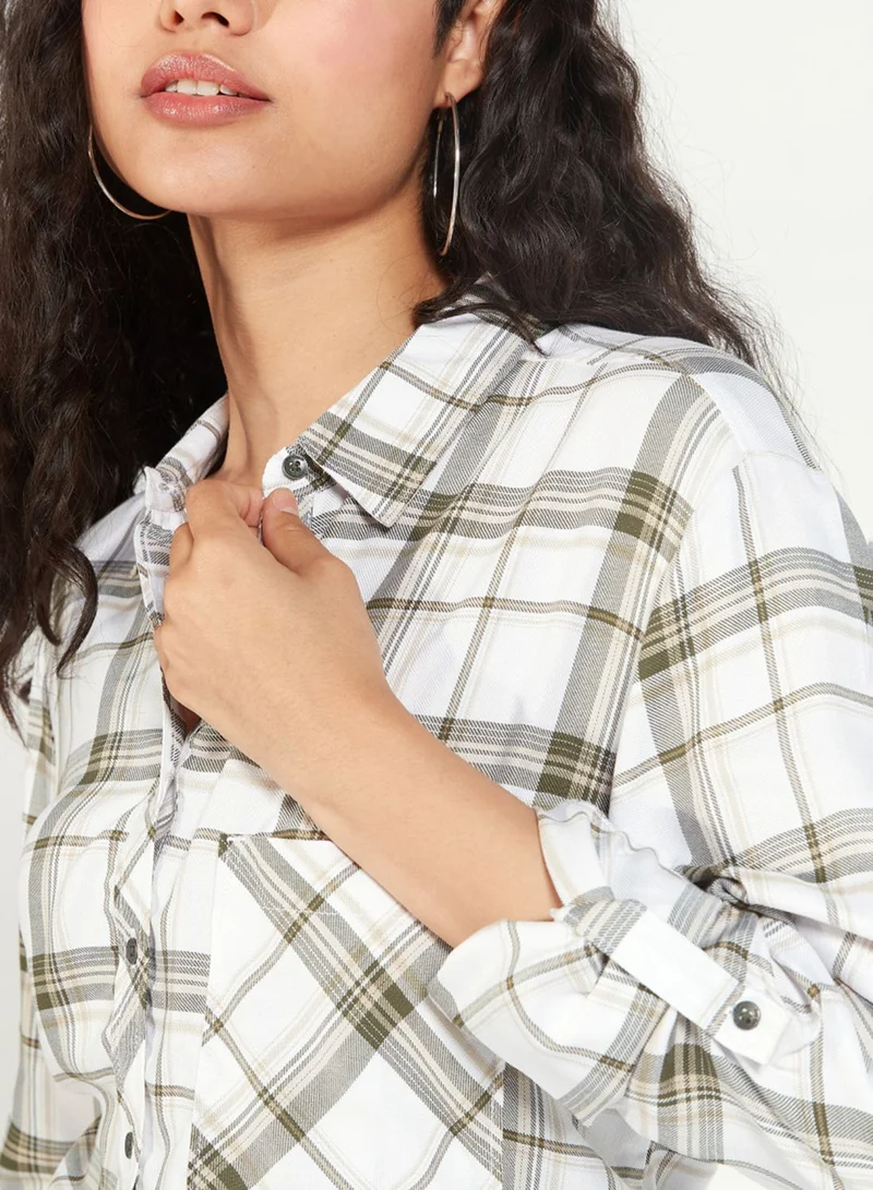 Lee Cooper Pocket Detail Checked Shirts
