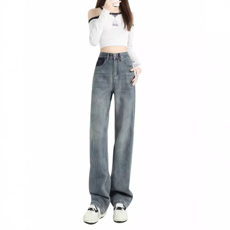 Vintage Classic European-American Design Daily Commute Jeans  Size_S - Image 3