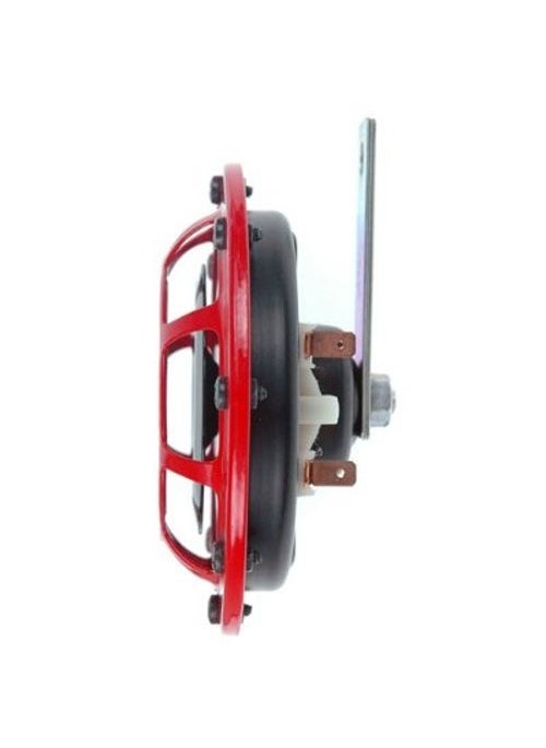 HELLA HELLA H31631021 Supertone 12V High Tone Horn with Red Protective Grill, Single Horn  - Image 4