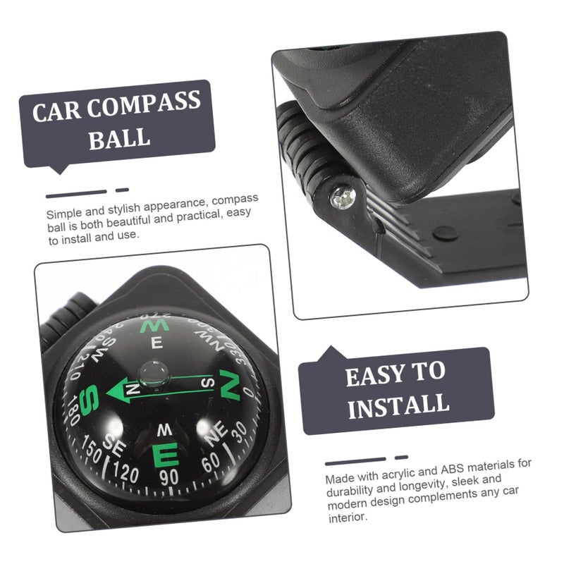 High Precision Car Compass Ball Dashboard Navigation Tool for Vehicles Off Road - Image 4