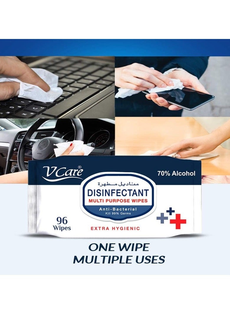 VCare مناديل مطهرة متعددة الاستخدامات - Image 3