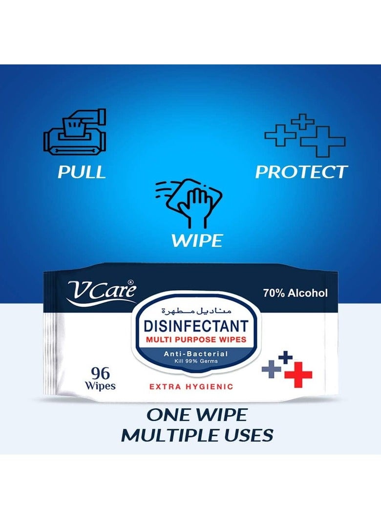 VCare مناديل مطهرة متعددة الاستخدامات - Image 2
