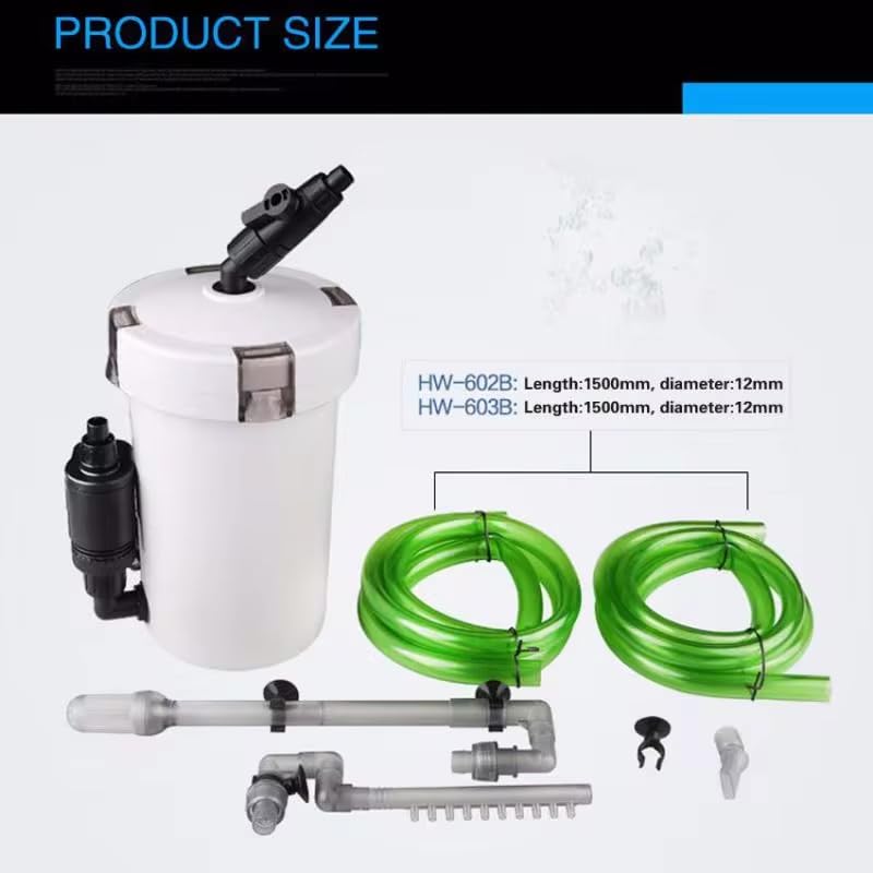 Sunsun Aquarium Canister External Filter 400L/H 6w HW-602B - Image 4