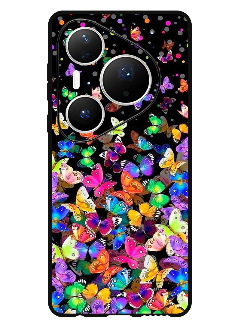 Theodor Case Compatible with Huawei Pura 80 Pro Plus 6.8 Inch Protection Shockproof Bumper Cover Small Butterflies - Image 1