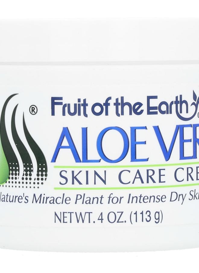 Fruit of the earth Aloe Vera Skin Care Cream 4 oz (113 g) 