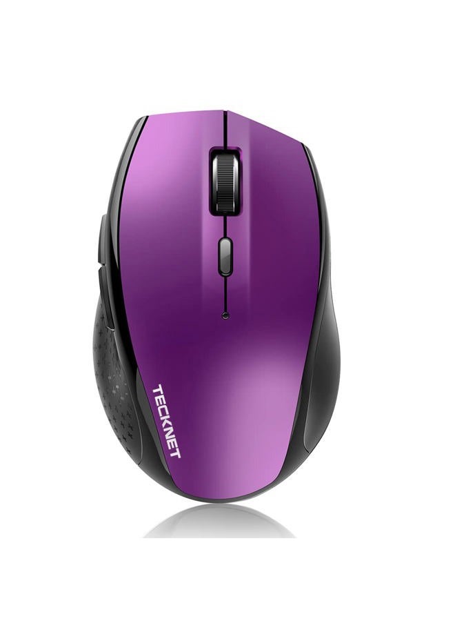 TECKNET Bluetooth Wireless Mouse (BM308) (Purple) - Image 1