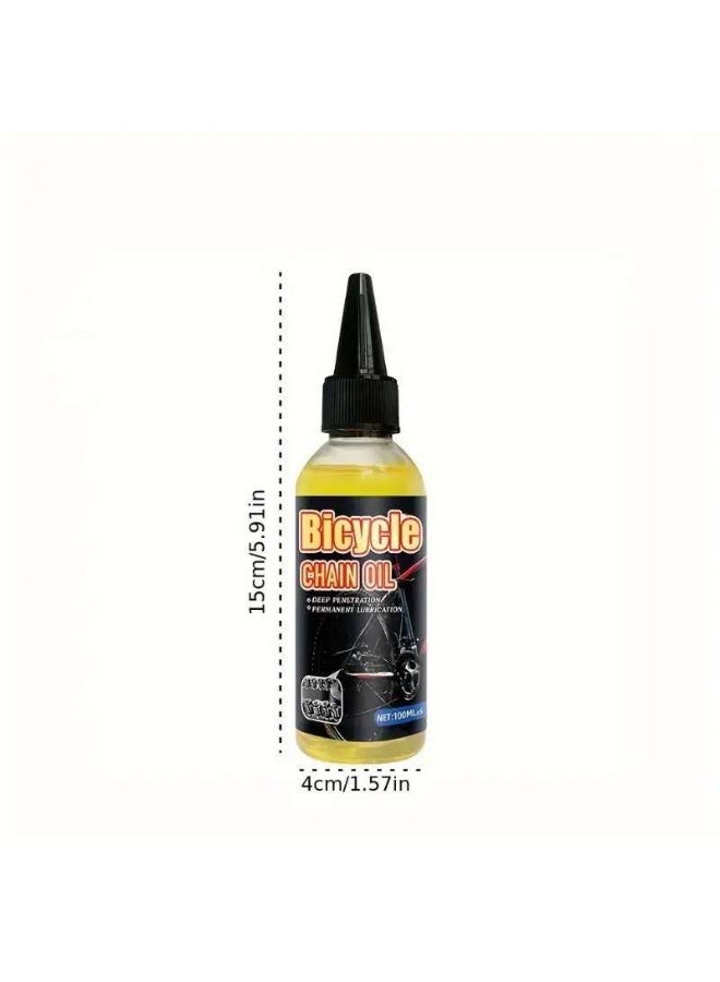 ويليام وير زيت سلسلة دراجات متعدد الأغراض 100 مل لدراجات الطرق والدراجات الجبلية ومحامل الدراجات والسلاسل والعجلات الحرة وإكسسوارات الركوب والمحاور لإصلاح السلاسل ومنع الصدأ. مناسبة أيضًا للأدوات الآلية وآلات الخياطة وقطع غيار السيارات والأجهزة المنزلية. - Image 1