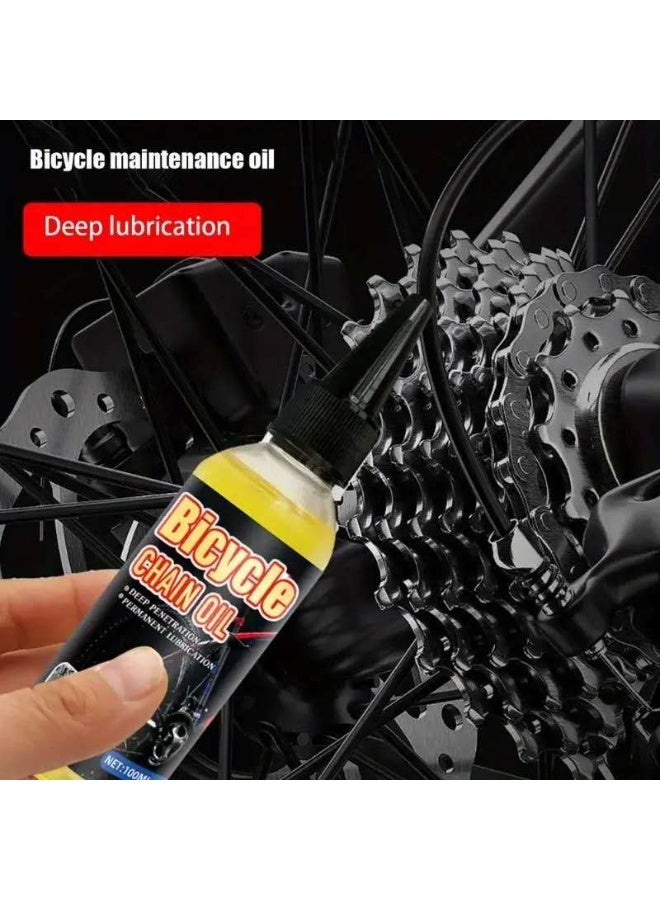 ويليام وير زيت سلسلة دراجات متعدد الأغراض 100 مل لدراجات الطرق والدراجات الجبلية ومحامل الدراجات والسلاسل والعجلات الحرة وإكسسوارات الركوب والمحاور لإصلاح السلاسل ومنع الصدأ. مناسبة أيضًا للأدوات الآلية وآلات الخياطة وقطع غيار السيارات والأجهزة المنزلية. - Image 2
