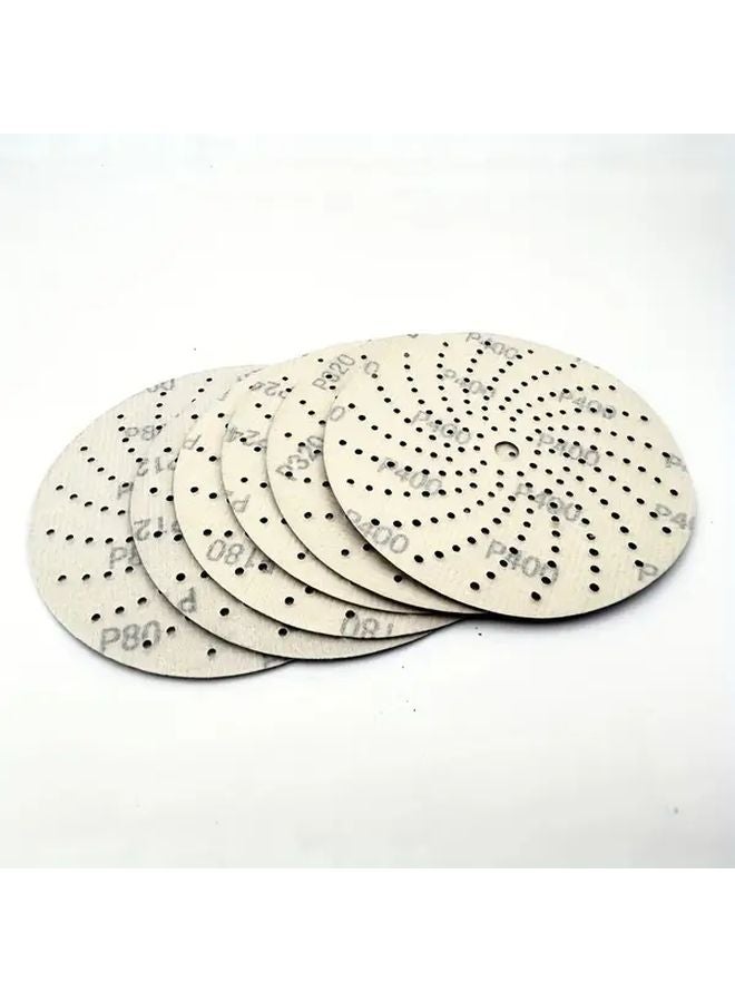 50pcs 80 Grits 6 Inch Purple Ceramic Sanding Discs Dust Free For Woodworking Metalworking - Image 5