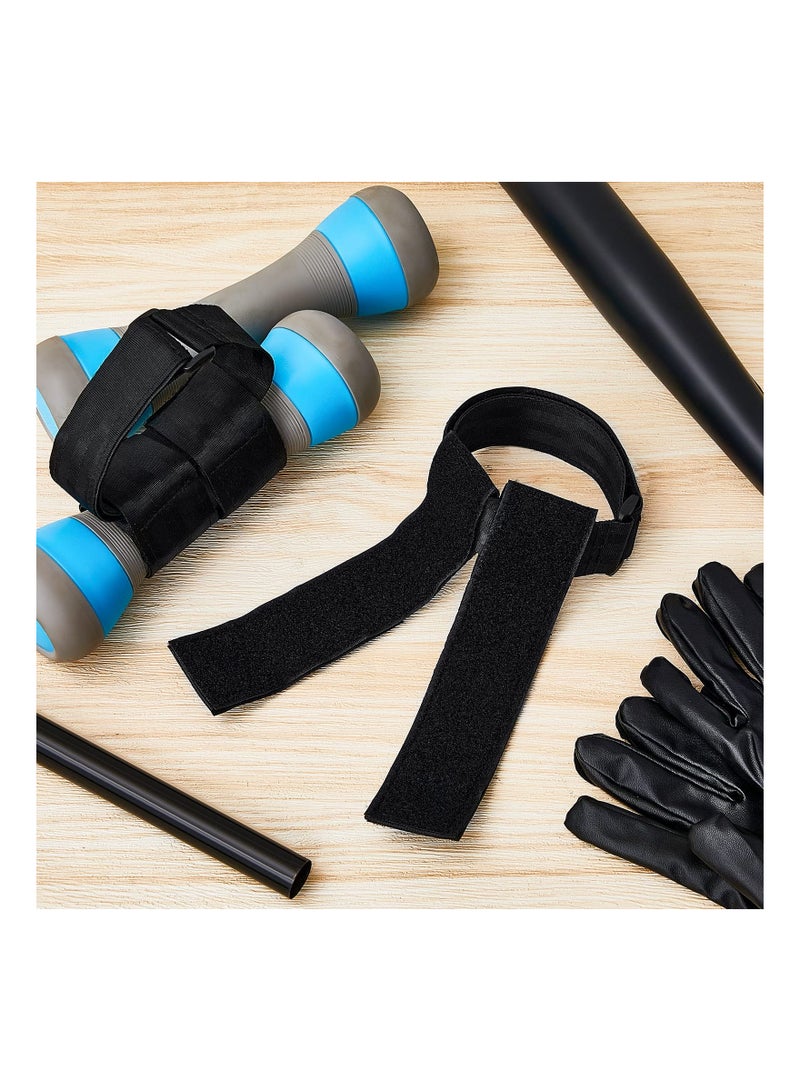 SOLARAE Dumbbell Ankle Strap - Black Tibialis Trainer for Calf Raises, Shin Splint Relief, and Leg Exercises. Ideal for Home and Outdoor Workouts. Includes 2 Pieces for Men and Women Fitness. - Image 2