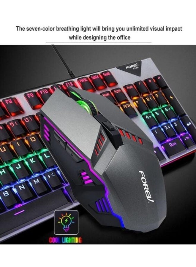 فوريف ماوس جيمينج سلكي Forev FV-136 بإضاءة RGB - Image 5