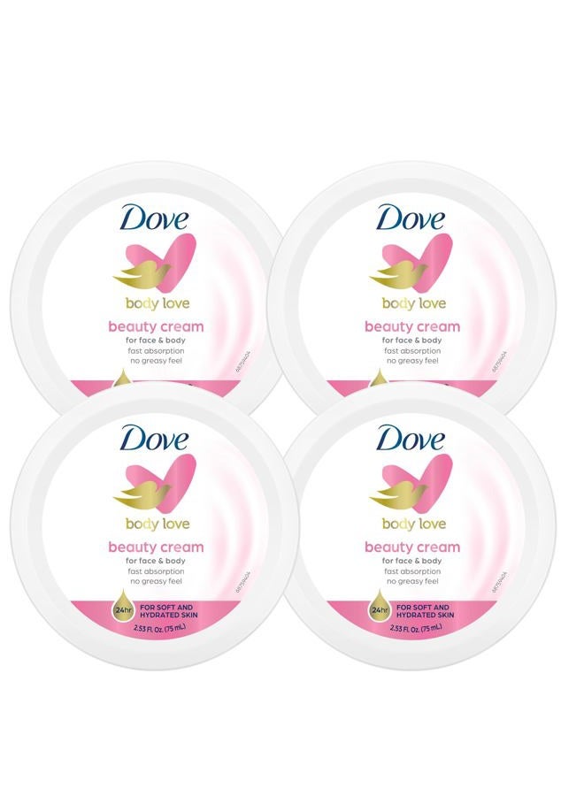 Dove 4 pack Beauty Cream 2.53 oz