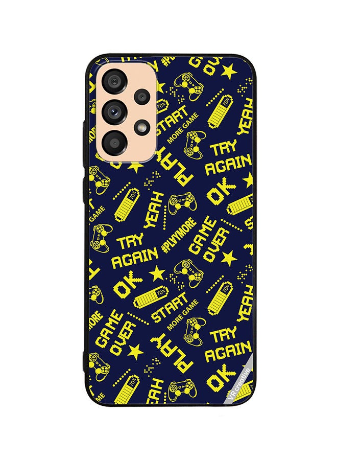 VR CREATIVE Protective Case Cover For Samsung Galaxy A33 5G Pixel Game Style Design Multicolour - Image 1