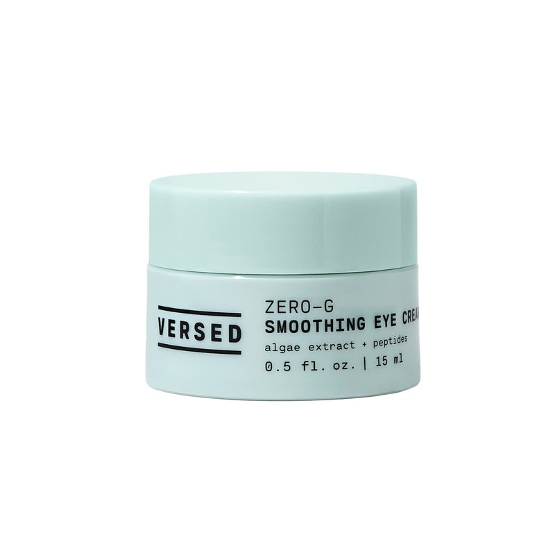 Versed Zero-G Smoothing Eye Cream - Smoothing Algae Extract, Firming Peptides and Deeply Moisturizing Olive Oil - Vegan Eye Cream For Wrinkles And Fine Lines (0.5 fl oz) - Image 1