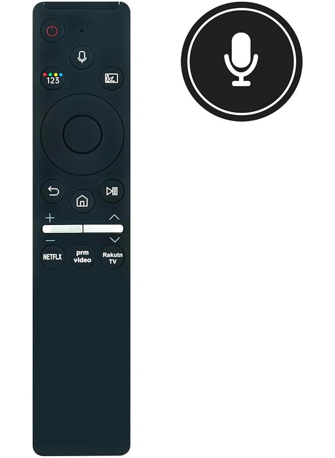 erorex - Bn59 01329B Voice Replaced Remote Control Fit For Samsung Tv Gq65Q90R Qe65Q90R Gq65Q60 Gq75Q60 Qe55Q90R Gq75Q90R Gq85Q60 Gq55Q60 Gu55Tu8509 Qe75Q77T Sub Remote Bn59 01328A Bn59 01330B - Image 1