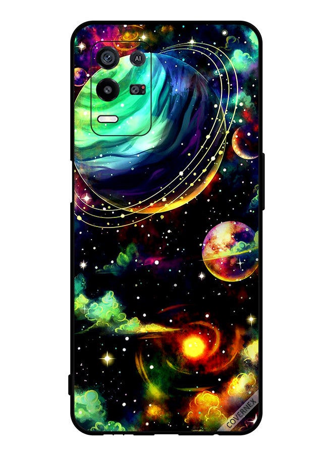 Covernex Protective Case Cover For Oppo K9x Plants Saturn  - Image 1