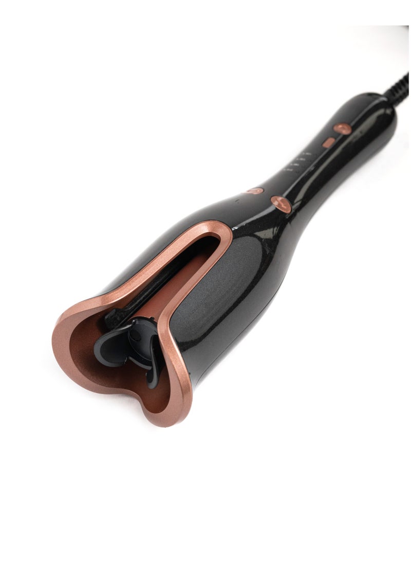 JOY Professional Hair Curler/Waver, Professional Styling Device To Get Wonderful Curly Hair, With Four Different Controls To Suit All Hair Types, Black/Rose Gold - Image 4