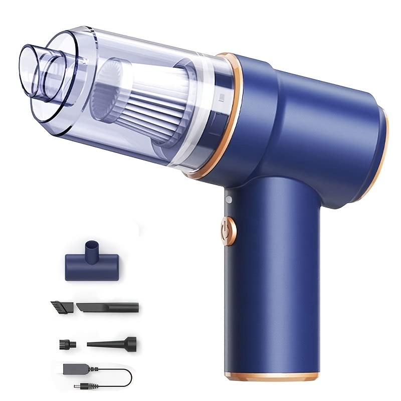 SMILEDRIVE Mini Vacuum Cleaner Wireless Car Vacuum Cleaner Home Sofa 2 in 1 Blower and Vacuum Cleaner Rechargeable 8000PA Powerful Vacuuming Device - Image 1