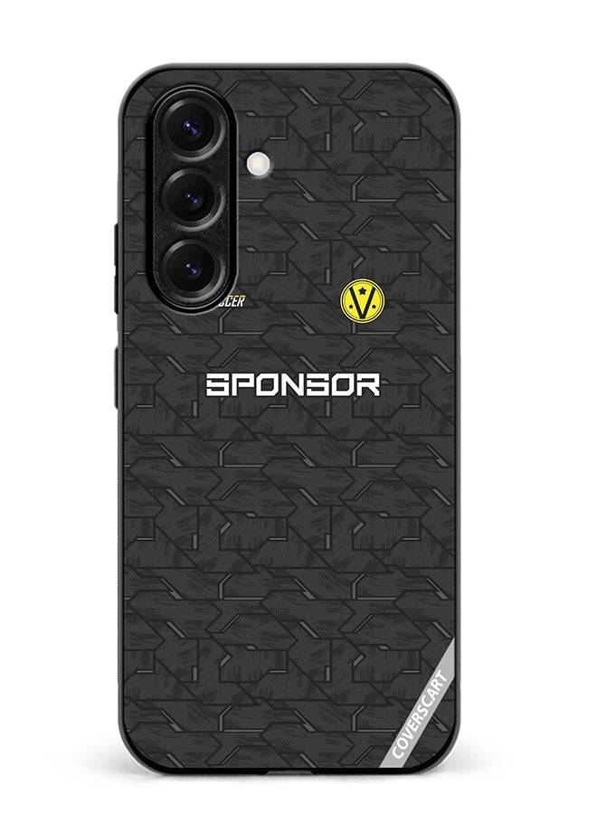 VR CREATIVE Protective Case Cover For Samsung Galaxy S25 Soccer Jersey Design Multicolour