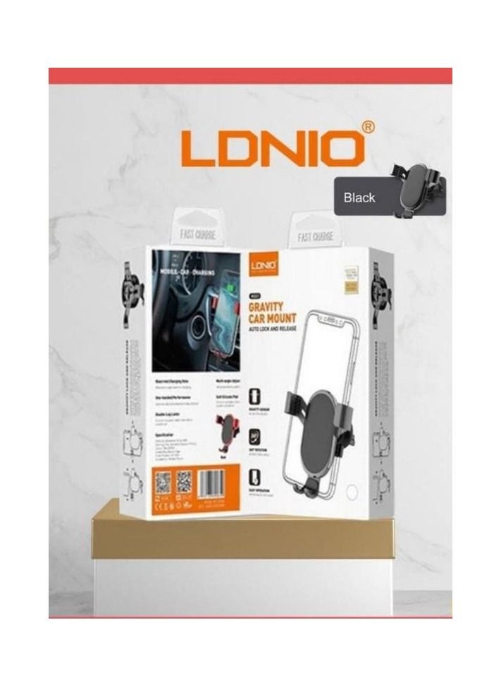 LDNIO Auto lock and unlock car phone holder model MG01  - Image 1