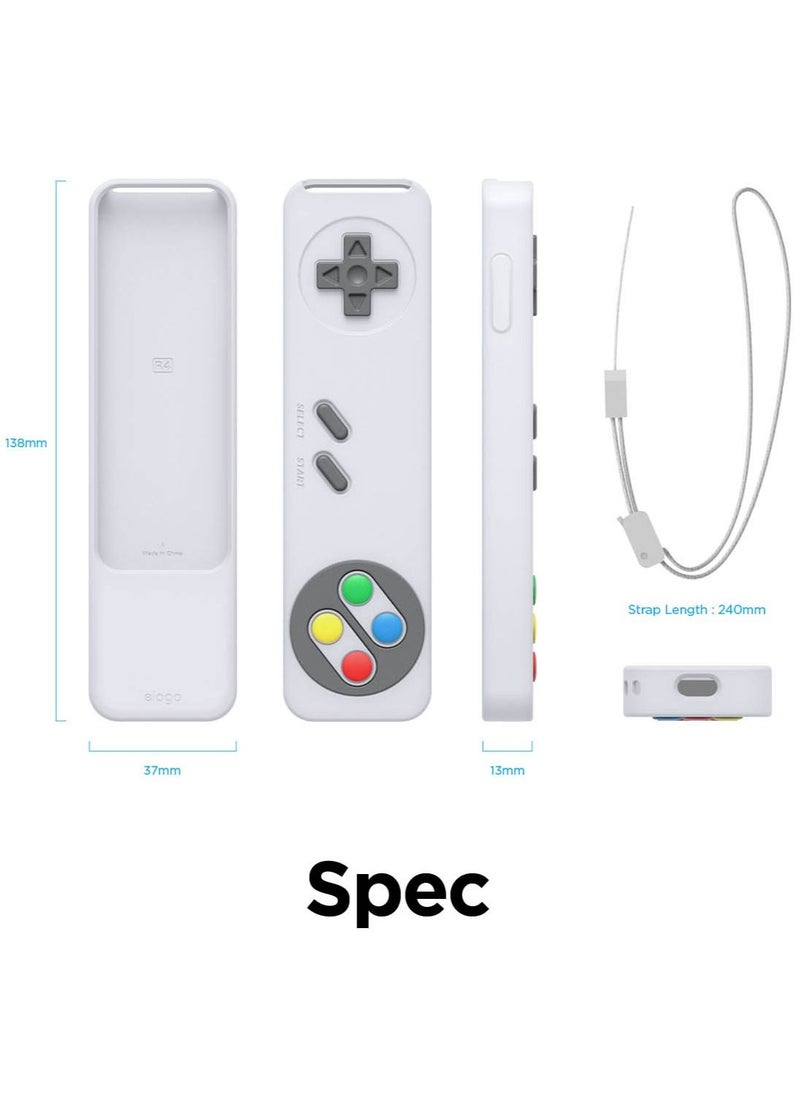 Elago - R2 Slim for Apple TV 4K HD Siri Remote 3rd Generation (2022) and Apple TV Siri Remote 2nd Gen (2021) Case Cover with Full Access to All Functions - Nightglow Blue - Image 1