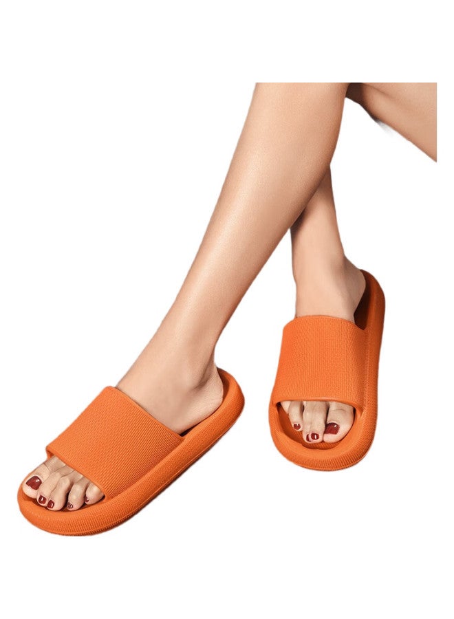 Cartelo Women'S Slippers, Comfortable Sandals, Soft-Soled Home And Shower Slippers, Women'S 0293, Orange, Size 39-40 - Image 1