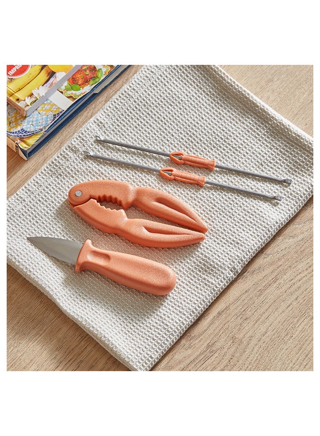 Home Box Easy Chef 4-Piece Seafood Tool Set 13x2x5 cm - Image 1