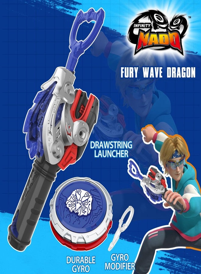 INFINITY NADO Battling Toys, Battle Set with Spinning Top & String Launcher, Metal Spinning Tops Boy Toys Kids Gifts, Starter Pack World Striking Eagle - Image 2