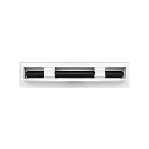BUILDMART - 12" Linear Slot Diffuser - (1 Slot) Single Slot - White Decorative Air Vent - Modern AC Vent Cover for Ceiling, Walls & Floors - Texas Buildmart - Image 2
