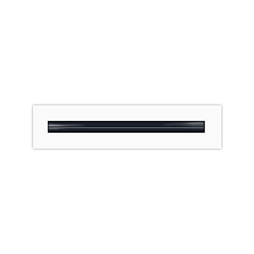 BUILDMART - 12" Linear Slot Diffuser - (1 Slot) Single Slot - White Decorative Air Vent - Modern AC Vent Cover for Ceiling, Walls & Floors - Texas Buildmart - Image 1