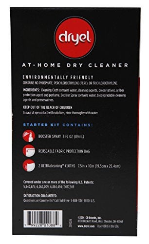 Dryel At-Home Dry Cleaning Starter Kit With Bag, Breeze Clean Scent 1 kit - Image 4