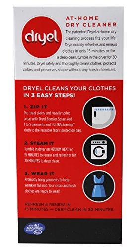 Dryel At-Home Dry Cleaning Starter Kit With Bag, Breeze Clean Scent 1 kit - Image 3